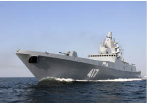 Фрегат «Адмирал Горшков» вышел в Белое море для проведения учений