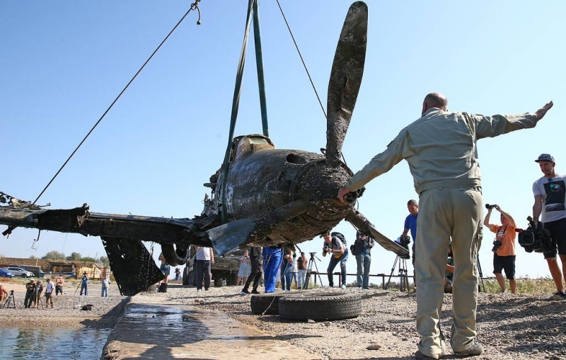 В Крыму со дна моря подняли истребитель Airacobra, охранявший Ялтинскую конференцию