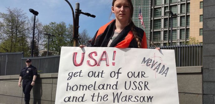 USA? Get out of our homeland USSR!